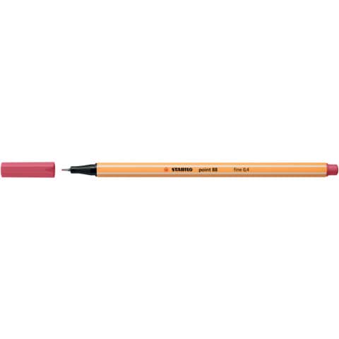 Fineliner Stabilo Point 88® 0,4 mm rosso fragola 88/49
